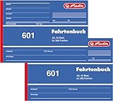 Herlitz Fahrtenbuch A6, 40 Blatt (2 Stück, DIN A6)