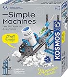 KOSMOS 620868 Simple Machines, Mechanik-Bausatz für 24 Modelle wie Flaschenzug und Kran, inklusive...
