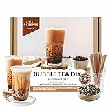 Neu Einführungspreis - Bubble Tea DIY Kit – Set mit 2 Rezepten – ausreichend für 8 Portionen -...