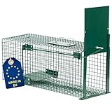ITA Lebendfalle 5001 60x23x23 cm - Wetterfeste & Zuverlässige Falle für Kleintiere wie Marder und...