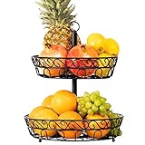 Chefarone Obst Etagere 30 cm - Obstschale für mehr Platz auf der Arbeitsplatte - Etageren mit...