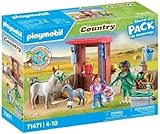 PLAYMOBIL Country 71471 Tierarzteinsatz bei den Eseln ab 4 Jahren