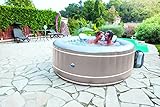 NetSpa - Whirlpool aufblasbar TÜV geprüft, SPA Selbstaufblasend, beheizter Pool Outdoor & Indoor...