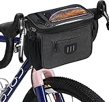 flintronic 6L Fahrradkorb vorne Tasche, Wasserdichter Fahrradkorb Tasche mit ouchscreen Vorne...