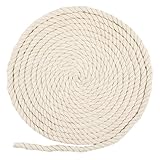 Dickes Seil,Tau Seil Makramee Garn,Viele Größe Baumwollkordel,Kordelband für DIY-Bastelarbeiten,...