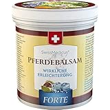 SwissMedicus Pferdebalsam Massage-gel mit 25 Kräuterextrakte (Beinwell, Rosskastanie, Arnika,...