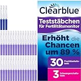 Clearblue Kinderwunsch Fertilitätsmonitor / Zykluscomputer Nachfüllpackung, 33 Tests (30x...