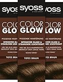 SYOSS COLORGLOW Pflegende Haartönung Tiefes Braun Semi-permanente Coloration Stufe 1, 3 x 100 ml...