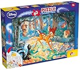 Lisciani– DISNEY – Bambie – 2-in-1-Puzzle – doppelseitiges doppelseitiges Puzzle –...