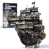 Piececool 3D Puzzle Metall Piratenschiff Queen Anne's Revenge, 3D Metall Puzzle Segelboot...