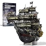 Piececool 3D Puzzle Metall, Queen Anne's Revenge Piratenschiff Modellbausatz Erwachsene, 3D-Puzzles...