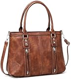 sqlp Handtasche Damen Leder Groß Kapazität Shopper Tasche Damen Student Schultasche Arbeit...