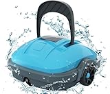 WYBOT Poolroboter, Poolsauger Akku mit Dual-Antriebsmotoren, Automatisches Parken, Automatische...