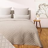 Blumtal Tagesdecke 170x210 cm - Oeko-TEX zertifizierter Bettüberwurf als Tagesdecke 90x200...