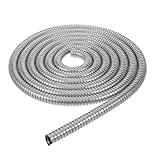 GALPADA Flexible Edelstahl Kabelabdeckung 16mm Selbstklebender Kabelkanal zur Kabelführung an...