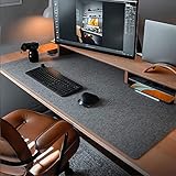 DAWNTREES Schreibtischunterlage Filz,Filz Mauspad Groß,Rutschfeste Desk Mat,Schreibtischmatte für...