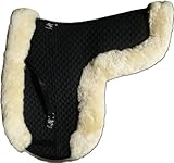 Engel Reitsport | SADEK4-VSS-SCH-SCH | Lammfell Satteldecke | Unterseite komplett gefüttert |...