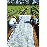 MEGRAN Gartenvlies, Weißes Pflanzvlies zur Abdeckung von Gemüsebeeten, Vlies gegen Insekten,...