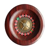 voloki Hölzernes Roulette-Rad Party-Roulette-Rad-Set Unterhaltungs-Freizeit-Tischspiele für...