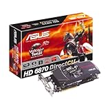 ASUS ATI Radeon EAH6870 DC/2DI2S/1GD5 Grafikkarte (PCI-e, 1GB GDDR5 Speicher, 2x DVI, 2x Display...