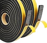 Dichtungsband Selbstklebend, Eruibos Van Schaumstoff Klebeband 12mm(B) x6mm(D) x10M(L) Türdichtung...