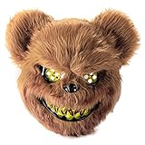 UNOLIGA Halloween Maske Horror Bärenmaske, Gruselige Halloween Maske für Erwachsene Kinder,...