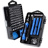 SHARDEN Feinmechaniker Schraubendreher Set, 122 in 1 Mini Präzisions Werkzeug Kit mit Torx T2 T5 T6...