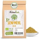 BIO Senfmehl (250g) Senfsaat gelb gemahlen , teilentölt zur Senfherstellung Senfpulver...