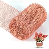 Kupferband gegen Schnecken 12,7 cm x 15 m, Doppellagiges Kupfernetz Schneckenschutz Hochbeet,...