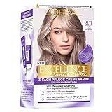 L'Oréal Paris Permanente Haarfarbe mit ultra kühlem Farbergebnis, 100% Grauhaarabdeckung, Set mit...