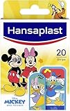 Hansaplast Mickey & seine Freunde Kinderpflaster (20 Strips), Wundpflaster mit bunten Disney Motiven...