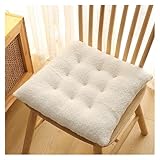 CSYQPDMBDL Stuhlkissen, Sitzkissen, Quadratische, Dicke Stuhlpolster mit Bändern, weiches und...
