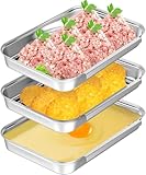 CPENG Panierschalen Set 3 Teilig With Edelstahl Panier-Set, Panierstraße Schnitzel, Edelstahl...