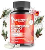 [EINFÜHRUNGSANGEBOT] Pinienrindenextrakt (95% OPC) mit L Arginin + Vitamin C | hochdosiert - 180...