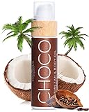 COCOSOLIS CHOCO Bräunungsbeschleuniger – Bio-Bräunungsöl mit Vitamin E & Duft nach Schokolade...