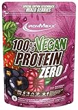 IronMaxx 100% Vegan Protein Zero - Mixed Berries 500g | zuckerfreies und proteinreiches...