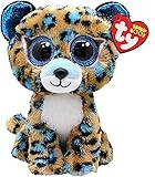 TY Cobalt Leopard Beanie Boo Regulär 6' | Beanie Baby Weiches Plüschtier | Sammlerstück...