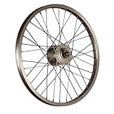 Taylor-Wheels 20 Zoll Vorderrad Alufelge/Nabendynamo DH-C3000-3N - Silber