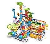 VTech Marble Rush - Super Action Set L100 E – Interaktives Kugelbahn-Set mit Licht und Sound,...