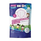 Sentias Kindermaske 5 Stück - Maske für Kinder BfArM zugelassen - Made in Germany Weiß