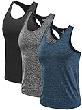 Ymmchy Herren Sport Tank Top Ärmelloser Muskelshirt Gym Tanktop Fitness Quick Dry Achselshirt...