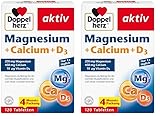 Doppelherz Magnesium + Calcium + D3 - Magnesium als Beitrag für die Muskelfunktion und zum Erhalt...