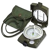 Anbte Kompass Militär Marschkompass Professioneller Navigation Compass mit Tragetasche...