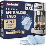 3-in-1 Entkalkungstabletten für Kaffeevollautomaten & Kaffeemaschinen (55 Stück) -...