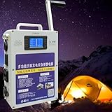 500W Camping-handkurbelgenerator,Tragbarer Generator,USB Handy-Aufladeschatz,Starke Stromerzeugung,...