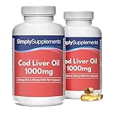 Lebertran 1000mg - 360 Kapseln - Versorgung von bis zu 1 Jahr - SimplySupplements