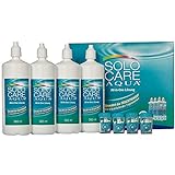 Solocare Aqua Pflegemittel Systempack (4 x 360ml) für weiche Kontaktlinsen | 360 ml (4er Pack)