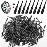 Samamoca 250 Stück Soft Dart Spitzen,Kunststoffspitzen Für Dartpfeile,Soft Dartspitzen,Dartpfeile...