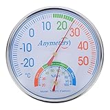 KITANDOVE Thermometer Saunaraum Hygrometer Saunaraum Zubehör Saunaraum Hygrothermograph Heim...