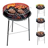 BBQ Collection Grill - BBQ Holzkohle - Leichter tragbarer Barbecue-Grill - Ø 43 cm - Zufällige...